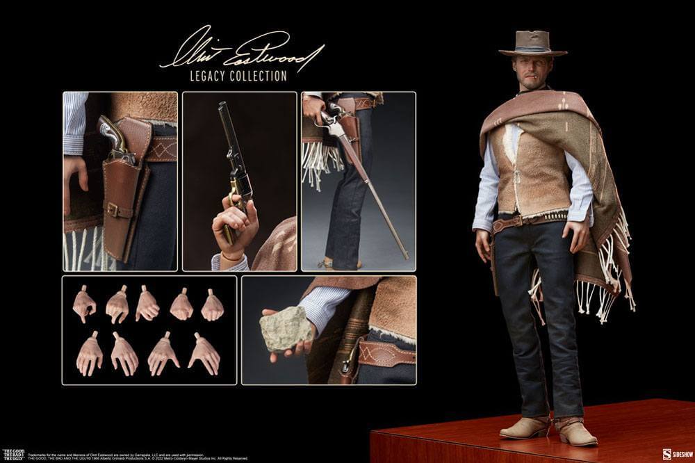 The Good, The Bad and the Ugly Clint Eastwood Legacy Collection Action Figure 1/6 The Man With No Name 30cm - Action Figures - Sideshow Collectibles - Hobby Figures UK