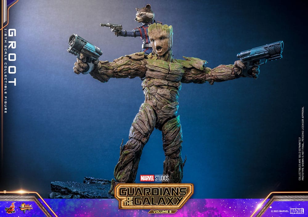 Guardians of the Galaxy Vol. 3 Movie Masterpiece Action Figure 1/6 Groot 32cm - Action Figures - Hot Toys - Hobby Figures UK
