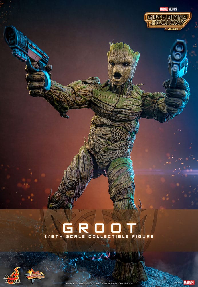 Guardians of the Galaxy Vol. 3 Movie Masterpiece Action Figure 1/6 Groot 32cm - Action Figures - Hot Toys - Hobby Figures UK
