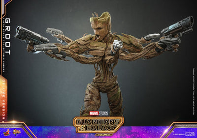 Guardians of the Galaxy Vol. 3 Movie Masterpiece Action Figure 1/6 Groot (Deluxe Version) 32cm - Action Figures - Hot Toys - Hobby Figures UK