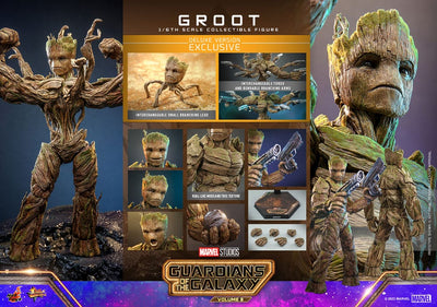 Guardians of the Galaxy Vol. 3 Movie Masterpiece Action Figure 1/6 Groot (Deluxe Version) 32cm - Action Figures - Hot Toys - Hobby Figures UK