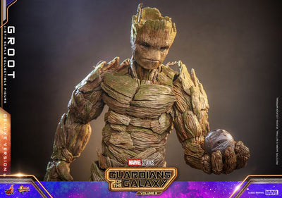 Guardians of the Galaxy Vol. 3 Movie Masterpiece Action Figure 1/6 Groot (Deluxe Version) 32cm - Action Figures - Hot Toys - Hobby Figures UK