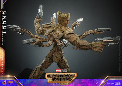 Guardians of the Galaxy Vol. 3 Movie Masterpiece Action Figure 1/6 Groot (Deluxe Version) 32cm - Action Figures - Hot Toys - Hobby Figures UK
