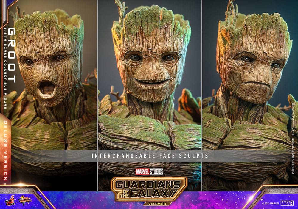 Guardians of the Galaxy Vol. 3 Movie Masterpiece Action Figure 1/6 Groot (Deluxe Version) 32cm - Action Figures - Hot Toys - Hobby Figures UK