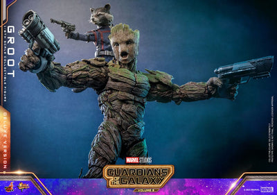 Guardians of the Galaxy Vol. 3 Movie Masterpiece Action Figure 1/6 Groot (Deluxe Version) 32cm - Action Figures - Hot Toys - Hobby Figures UK