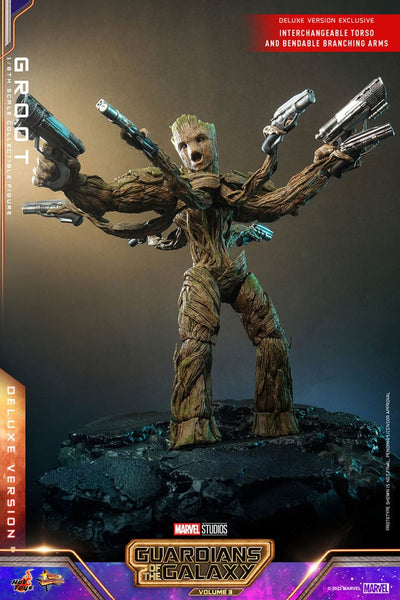 Guardians of the Galaxy Vol. 3 Movie Masterpiece Action Figure 1/6 Groot (Deluxe Version) 32cm - Action Figures - Hot Toys - Hobby Figures UK