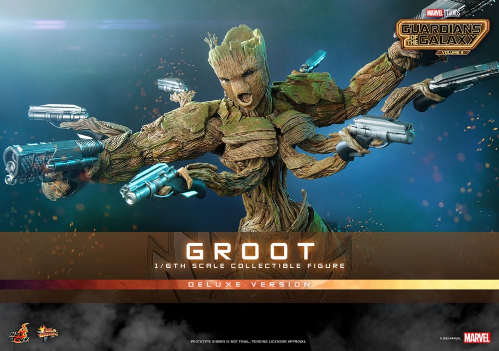 Guardians of the Galaxy Vol. 3 Movie Masterpiece Action Figure 1/6 Groot (Deluxe Version) 32cm - Action Figures - Hot Toys - Hobby Figures UK