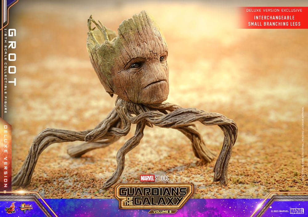 Guardians of the Galaxy Vol. 3 Movie Masterpiece Action Figure 1/6 Groot (Deluxe Version) 32cm - Action Figures - Hot Toys - Hobby Figures UK