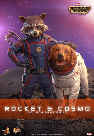 Guardians of the Galaxy Vol. 3 Movie Masterpiece Action Figuren 1/6 Rocket & Cosmo 16cm - Action Figures - Hot Toys - Hobby Figures UK