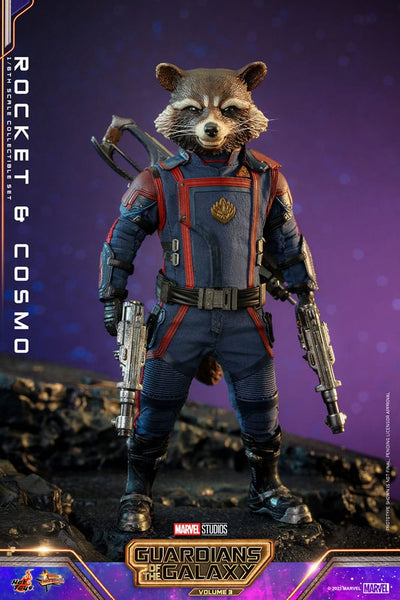 Guardians of the Galaxy Vol. 3 Movie Masterpiece Action Figuren 1/6 Rocket & Cosmo 16cm - Action Figures - Hot Toys - Hobby Figures UK