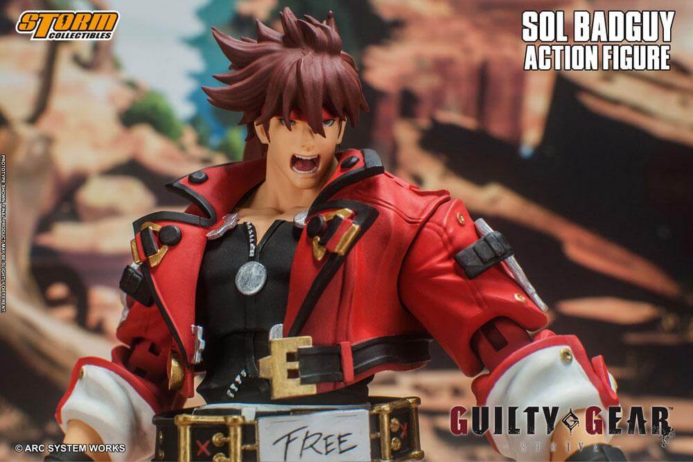 Guilty Gear Action Figure 1/12 Sol Badguy 18cm - Action Figures - Storm Collectibles - Hobby Figures UK