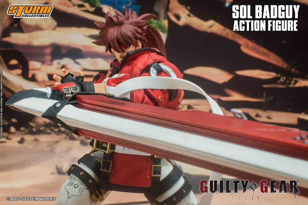 Guilty Gear Action Figure 1/12 Sol Badguy 18cm - Action Figures - Storm Collectibles - Hobby Figures UK