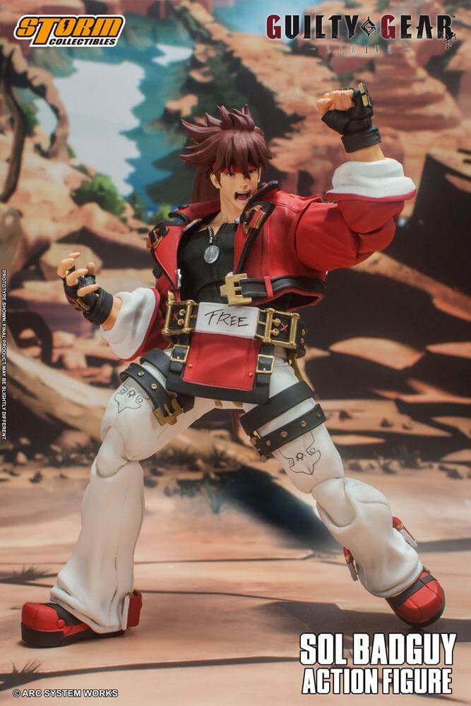 Guilty Gear Action Figure 1/12 Sol Badguy 18cm - Action Figures - Storm Collectibles - Hobby Figures UK