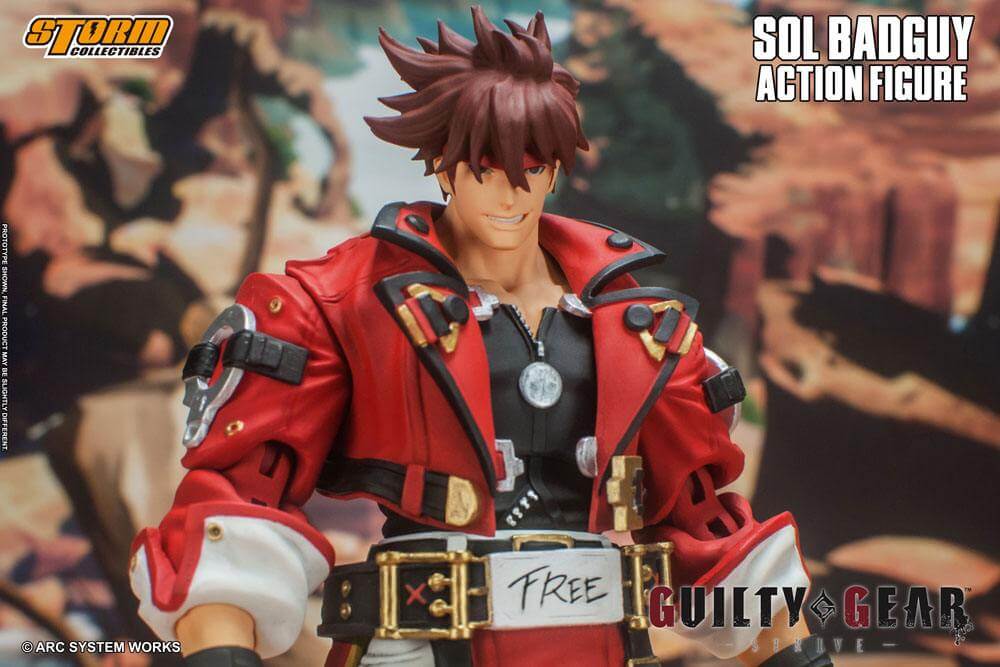 Guilty Gear Action Figure 1/12 Sol Badguy 18cm - Action Figures - Storm Collectibles - Hobby Figures UK