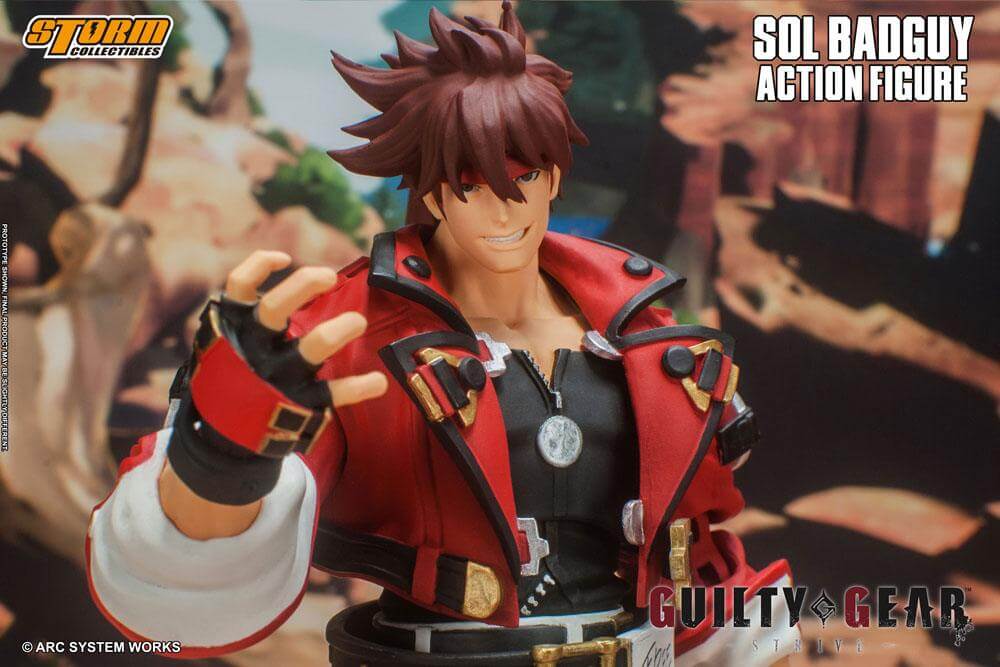 Guilty Gear Action Figure 1/12 Sol Badguy 18cm - Action Figures - Storm Collectibles - Hobby Figures UK