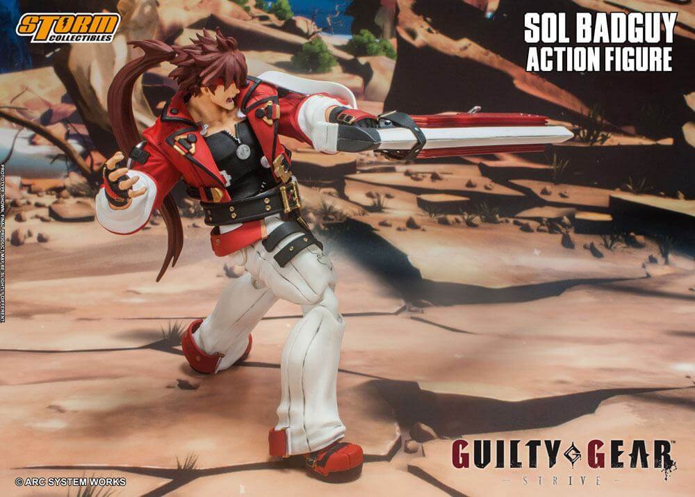 Guilty Gear Action Figure 1/12 Sol Badguy 18cm - Action Figures - Storm Collectibles - Hobby Figures UK