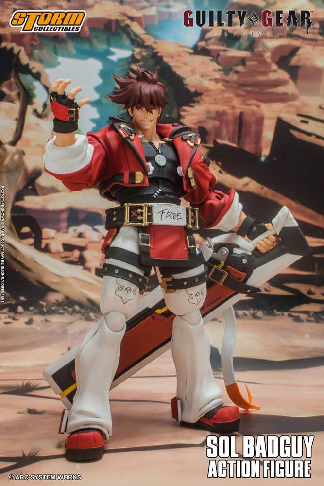 Guilty Gear Action Figure 1/12 Sol Badguy 18cm - Action Figures - Storm Collectibles - Hobby Figures UK