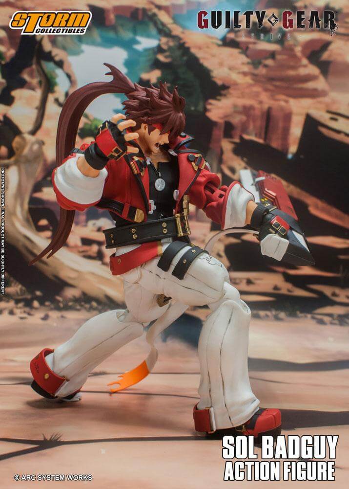 Guilty Gear Action Figure 1/12 Sol Badguy 18cm - Action Figures - Storm Collectibles - Hobby Figures UK