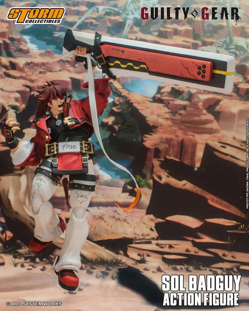 Guilty Gear Action Figure 1/12 Sol Badguy 18cm - Action Figures - Storm Collectibles - Hobby Figures UK