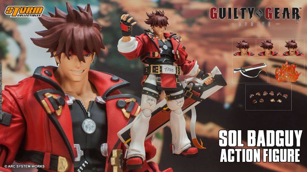 Guilty Gear Action Figure 1/12 Sol Badguy 18cm - Action Figures - Storm Collectibles - Hobby Figures UK