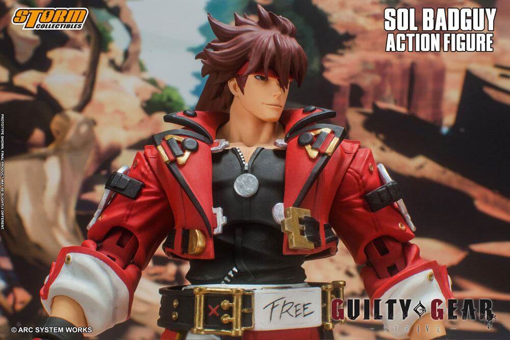 Guilty Gear Action Figure 1/12 Sol Badguy 18cm - Action Figures - Storm Collectibles - Hobby Figures UK