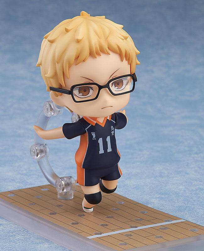 Haikyu!! Nendoroid Figure Kei Tsukishima 10cm - Mini Figures - Orange Rouge - Hobby Figures UK