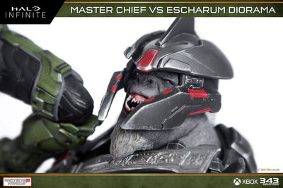 Halo: Infinite Diorama 1/8 Master Chief vs. Escharum 31cm - Scale Statue - Gaming Heads - Hobby Figures UK