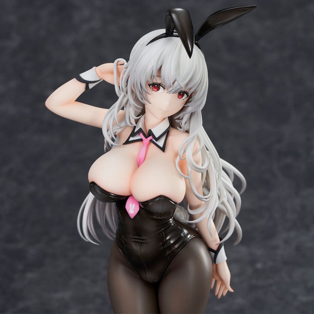 Haori Io Illustration PVC Statue White-haired Bunny 29cm - Scale Statue - Sentinel - Hobby Figures UK