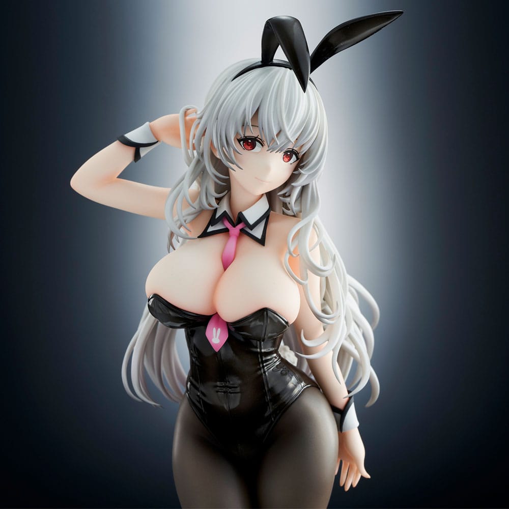 Haori Io Illustration PVC Statue White-haired Bunny 29cm - Scale Statue - Sentinel - Hobby Figures UK