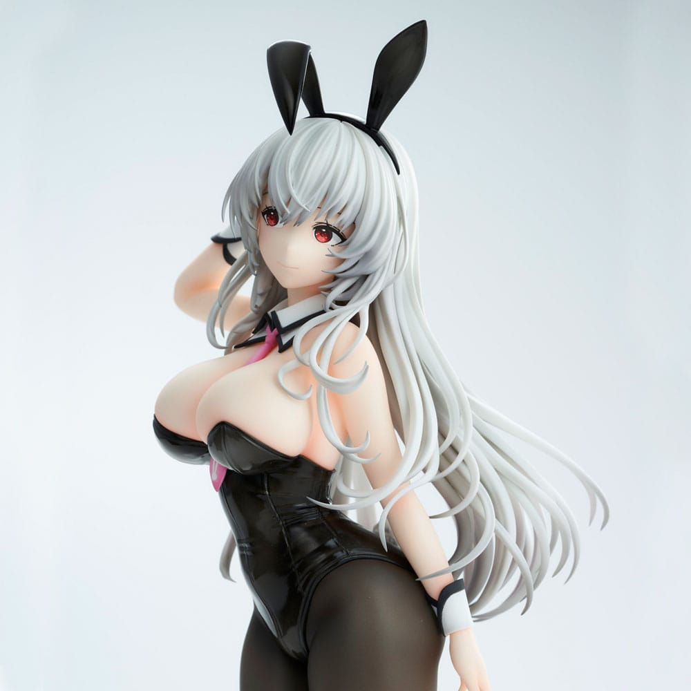 Haori Io Illustration PVC Statue White-haired Bunny 29cm - Scale Statue - Sentinel - Hobby Figures UK