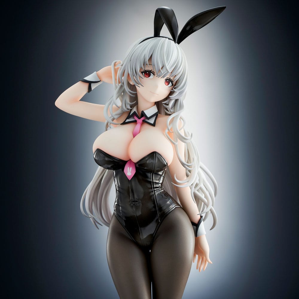 Haori Io Illustration PVC Statue White-haired Bunny 29cm - Scale Statue - Sentinel - Hobby Figures UK