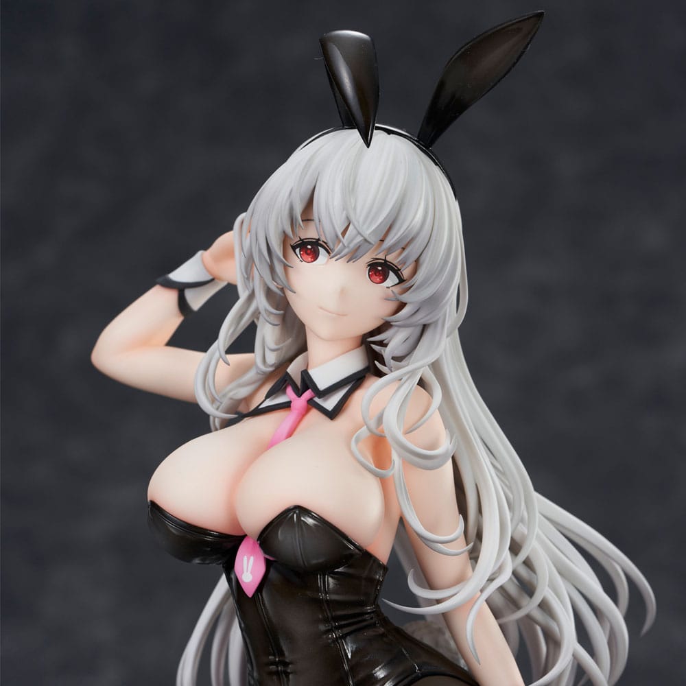 Haori Io Illustration PVC Statue White-haired Bunny 29cm - Scale Statue - Sentinel - Hobby Figures UK