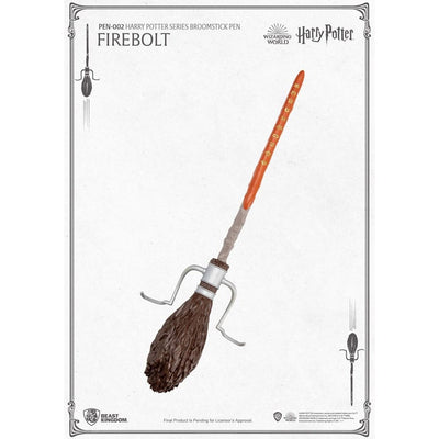 Harry Potter Pen Firebolt Broomstick 29cm - Scale Statue - Beast Kingdom Toys - Hobby Figures UK