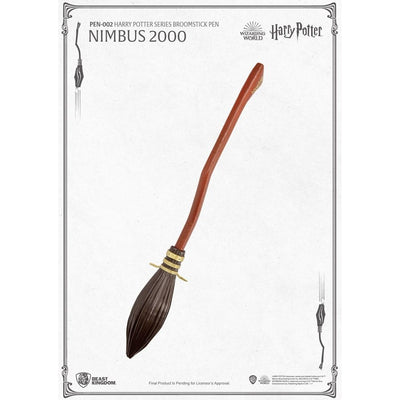 Harry Potter Pen Nimbus 2000 Broomstick 29cm - Scale Statue - Beast Kingdom Toys - Hobby Figures UK