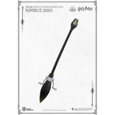 Harry Potter Pen Nimbus 2001 Broomstick 29cm - Scale Statue - Beast Kingdom Toys - Hobby Figures UK