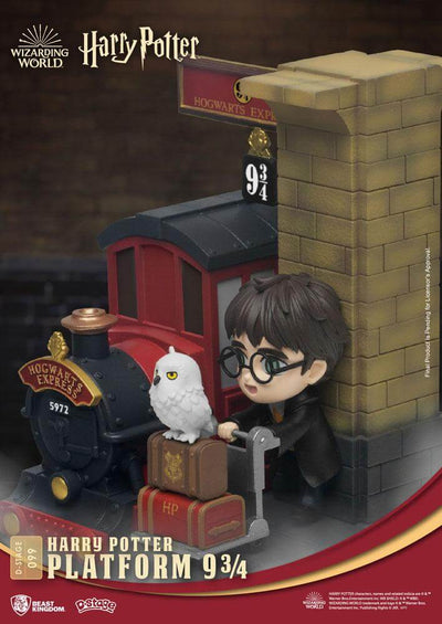 Harry Potter D-Stage PVC Diorama Platform 9 3/4 New Version 15cm - Scale Statue - Beast Kingdom Toys - Hobby Figures UK