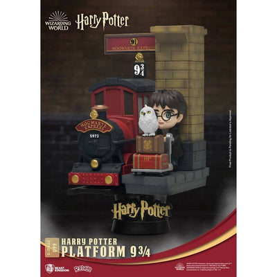 Harry Potter D-Stage PVC Diorama Platform 9 3/4 New Version 15cm - Scale Statue - Beast Kingdom Toys - Hobby Figures UK