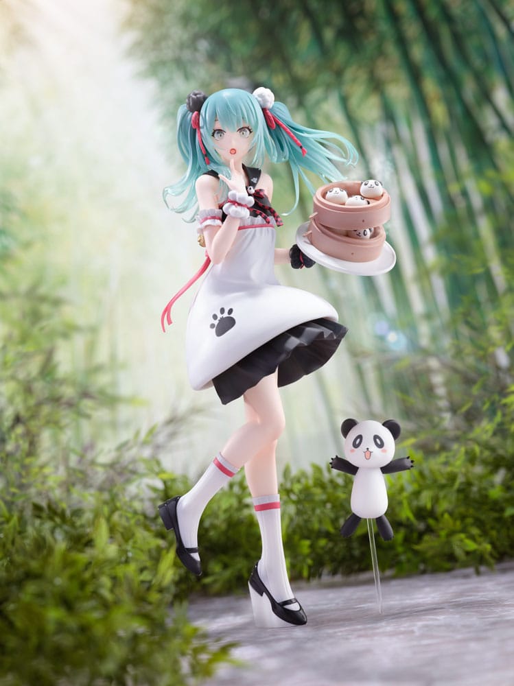 Hatsune Miku SPM PVC Statue Miku Panda Bun 23cm - Scale Statue - Sega - Hobby Figures UK