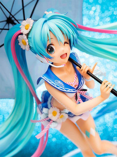 Hatsune Miku GT Project PVC Statue 1/7 Racing Miku 2019: Thailand Ver. [AQ] 24cm - Scale Statue - Good Smile Company - Hobby Figures UK
