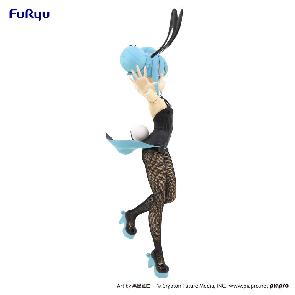 Hatsune Miku BiCute Bunnies PVC Statue Hatsune Miku Black Ver. 30cm - Scale Statue - Furyu - Hobby Figures UK