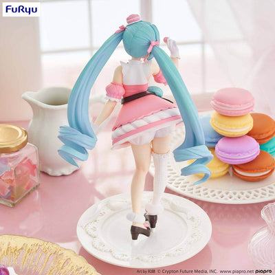 Hatsune Miku Exceed Creative PVC Statue Hatsune Miku Sweet Sweets Series Macaroon 21cm - Scale Statue - Furyu - Hobby Figures UK
