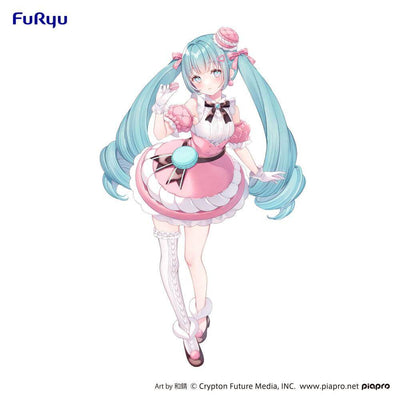 Hatsune Miku Exceed Creative PVC Statue Hatsune Miku Sweet Sweets Series Macaroon 21cm - Scale Statue - Furyu - Hobby Figures UK