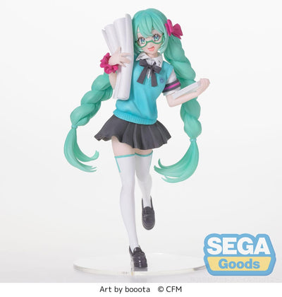 Hatsune Miku Luminasta PVC Statue Hatsune Miku 16th Anniversary Booota Ver. 18cm - Scale Statue - Sega - Hobby Figures UK
