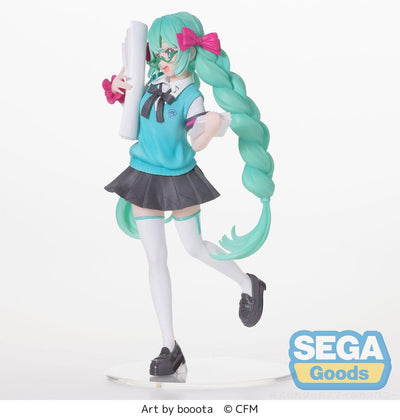 Hatsune Miku Luminasta PVC Statue Hatsune Miku 16th Anniversary Booota Ver. 18cm - Scale Statue - Sega - Hobby Figures UK