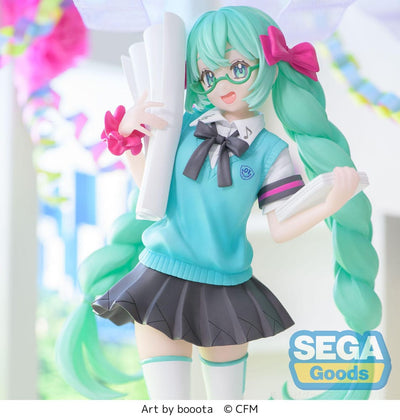Hatsune Miku Luminasta PVC Statue Hatsune Miku 16th Anniversary Booota Ver. 18cm - Scale Statue - Sega - Hobby Figures UK