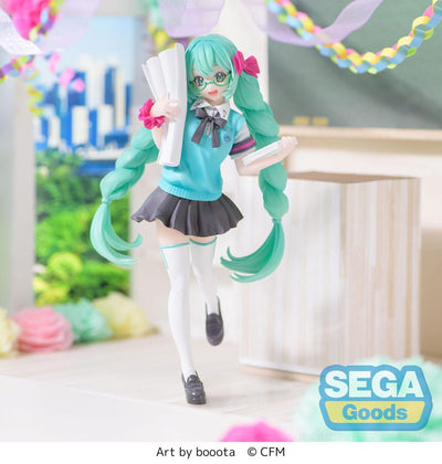 Hatsune Miku Luminasta PVC Statue Hatsune Miku 16th Anniversary Booota Ver. 18cm - Scale Statue - Sega - Hobby Figures UK