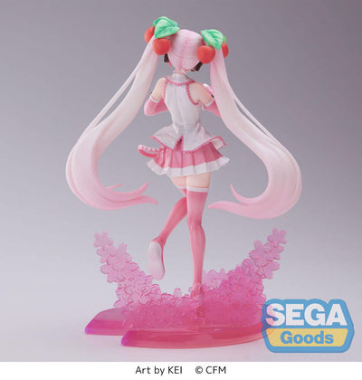 Hatsune Miku Luminasta PVC Statue Sakura Miku 2023 21cm - Scale Statue - Sega - Hobby Figures UK