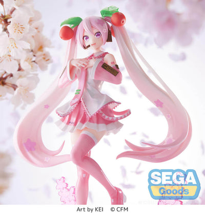 Hatsune Miku Luminasta PVC Statue Sakura Miku 2023 21cm - Scale Statue - Sega - Hobby Figures UK