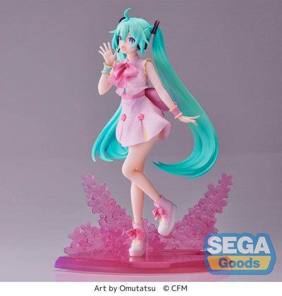 Hatsune Miku Luminasta PVC Statue Sakura Miku Omutatsu Ver. 21cm - Scale Statue - Sega - Hobby Figures UK