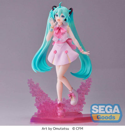 Hatsune Miku Luminasta PVC Statue Sakura Miku Omutatsu Ver. 21cm - Scale Statue - Sega - Hobby Figures UK